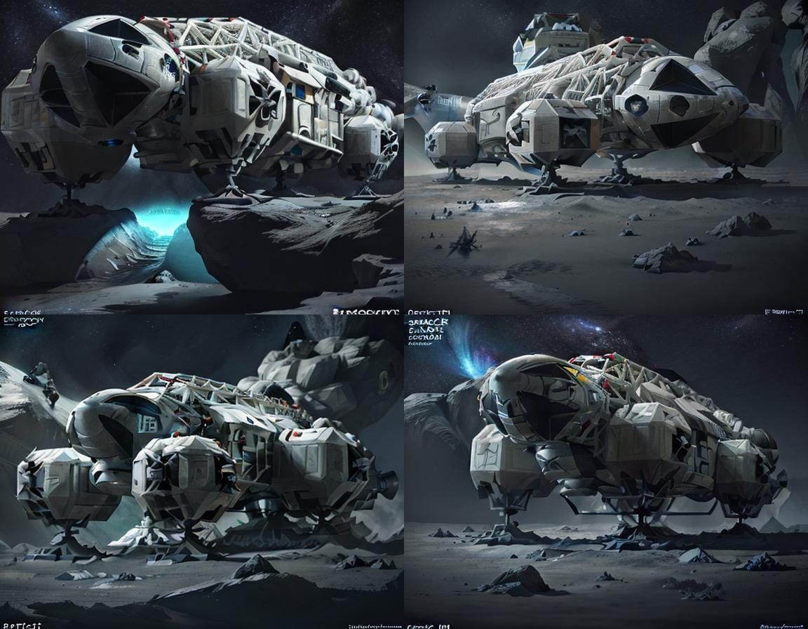 Colossal Spaceships 1999 Quad