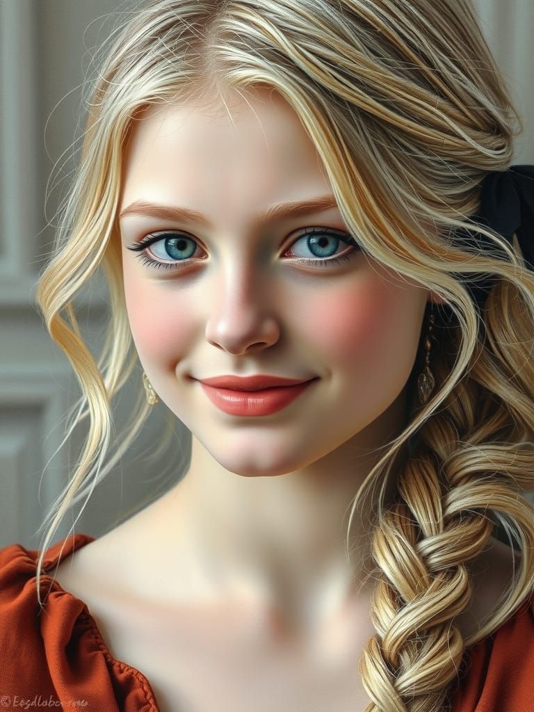 Ethereal Portrait of a Young Russian Woman