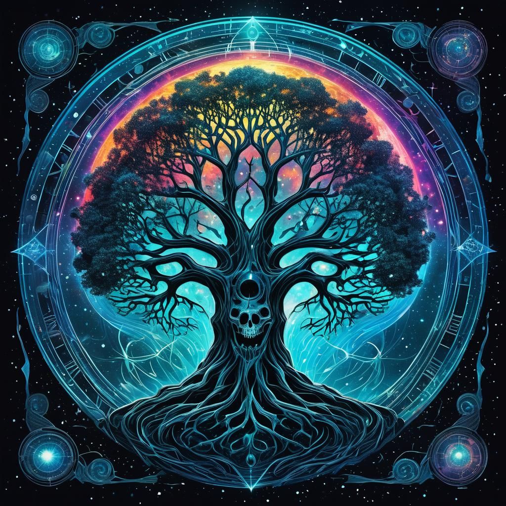 Astral Tree of Death by Pablo Amaringo