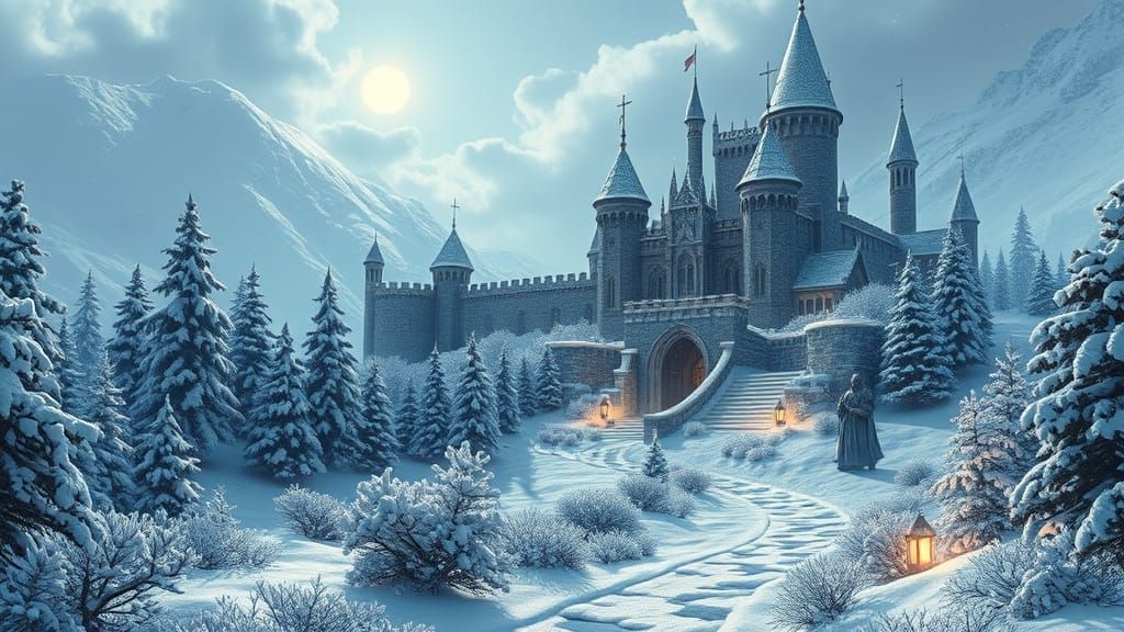 Winter Kingdom of Frozen Beauty