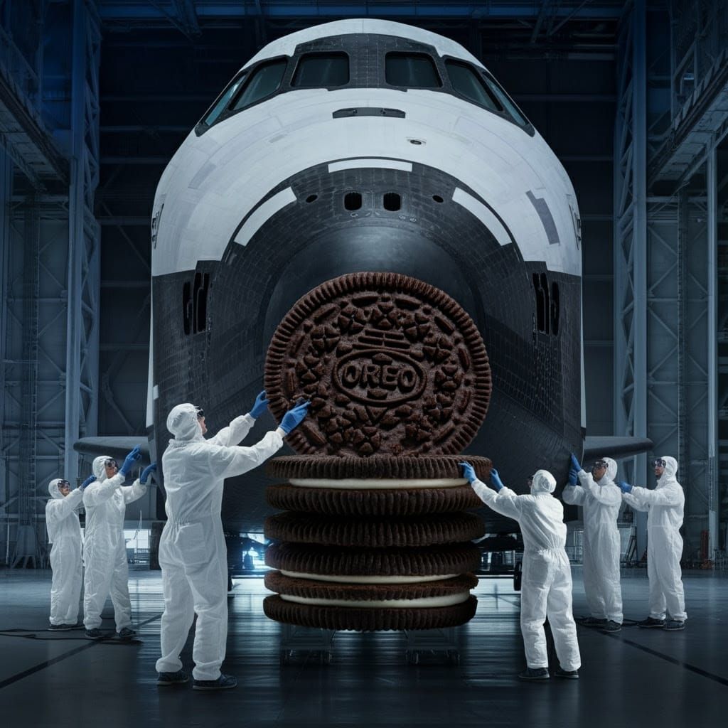 NASA Technicians Attach Whimsical Oreo Heat Shields to Space...