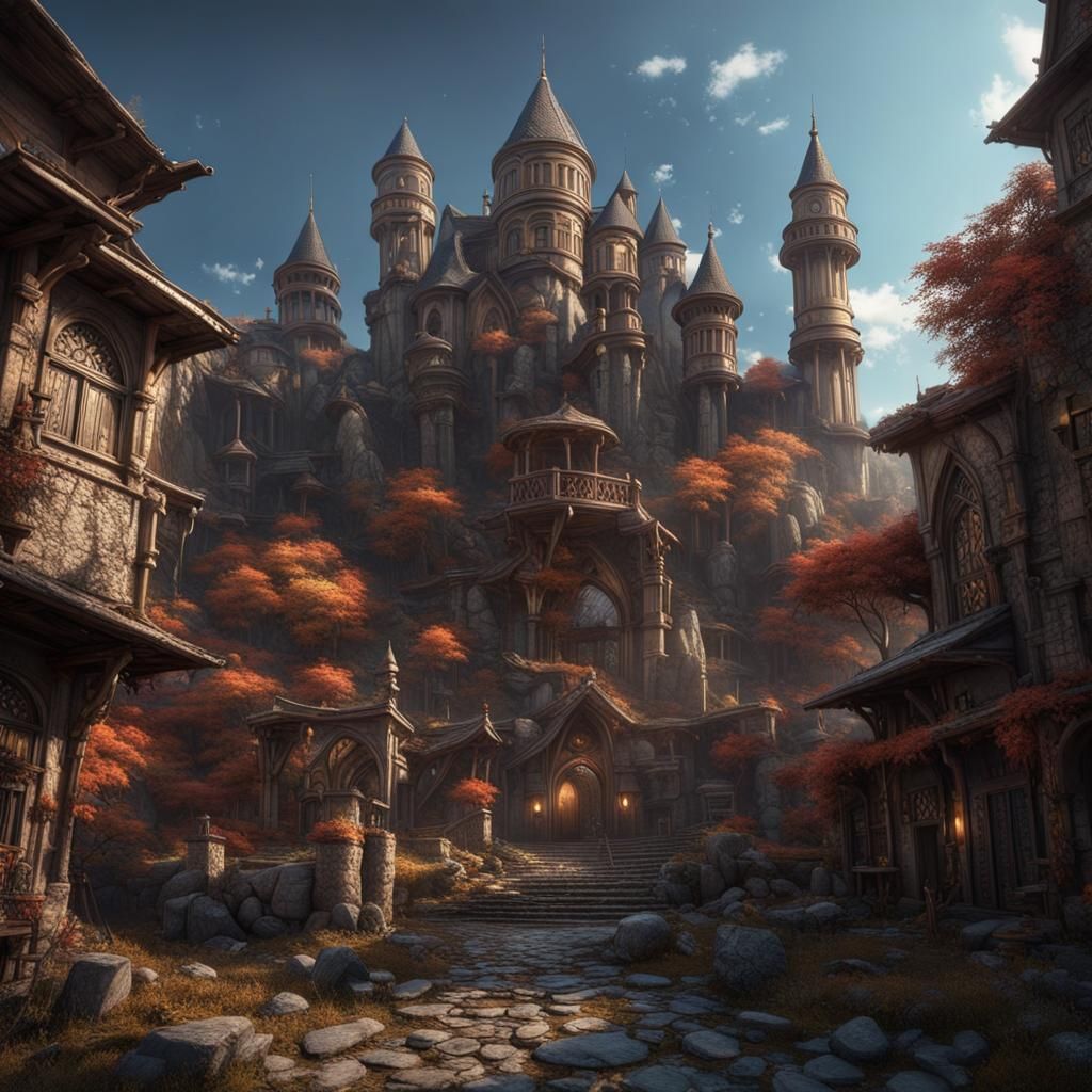 Crying Little Girl by Window: Detailed Fantasy Art