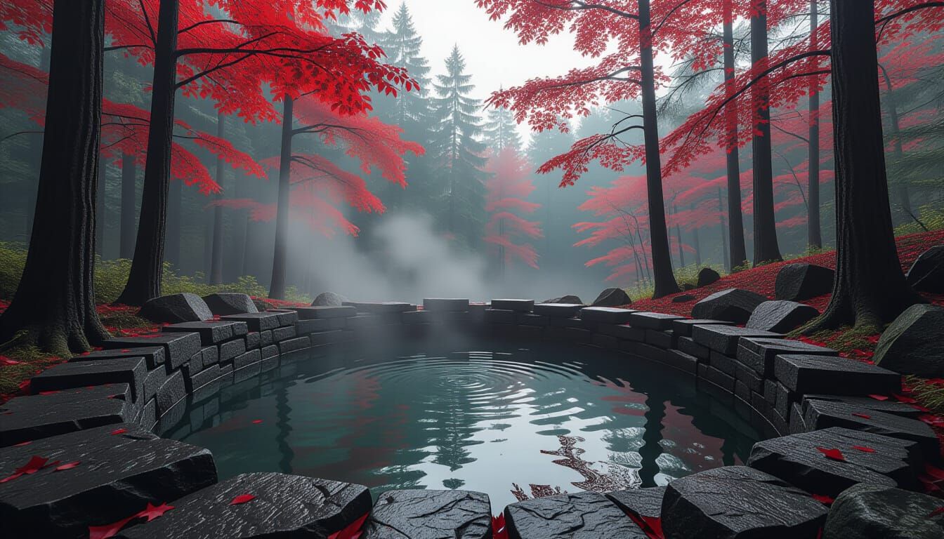 Hot Springs Pool in Crimson Forest Glade