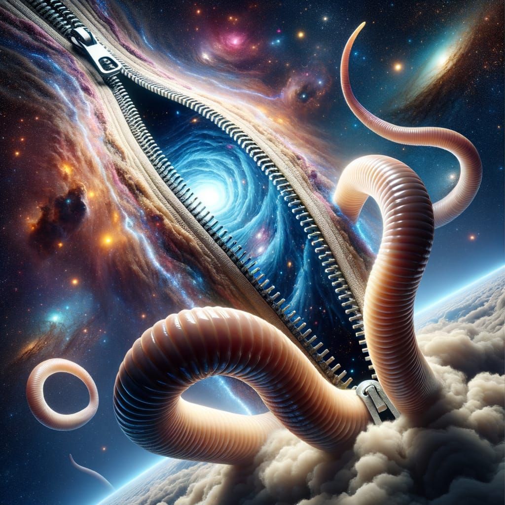 Photorealistic Wormhole Reveals Cosmic Void