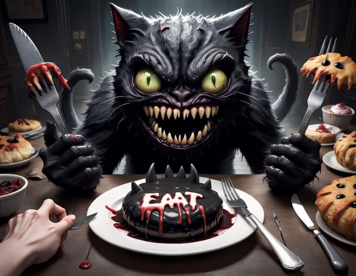 Scary guest for dinner