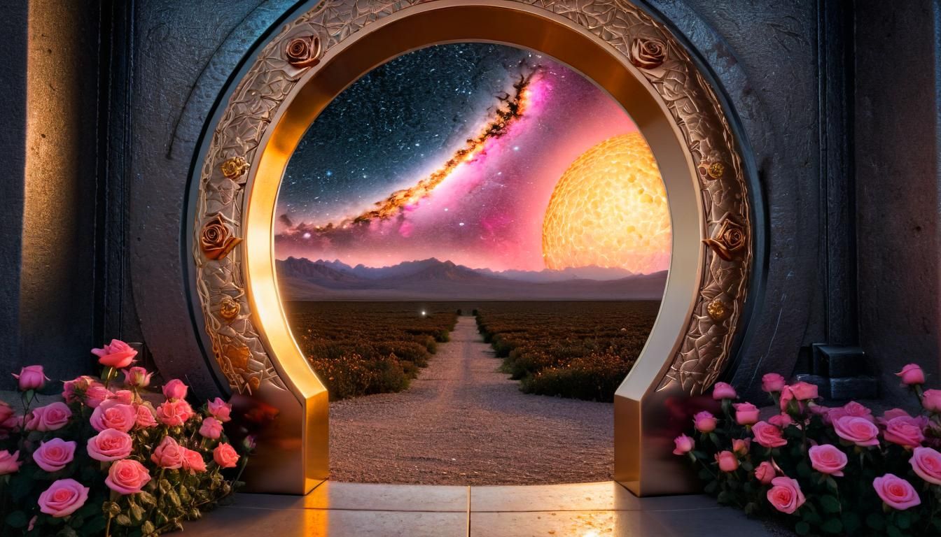 Floral Portal to Another World