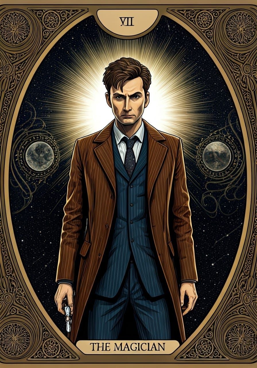 The Magician in Fantasy Art Style