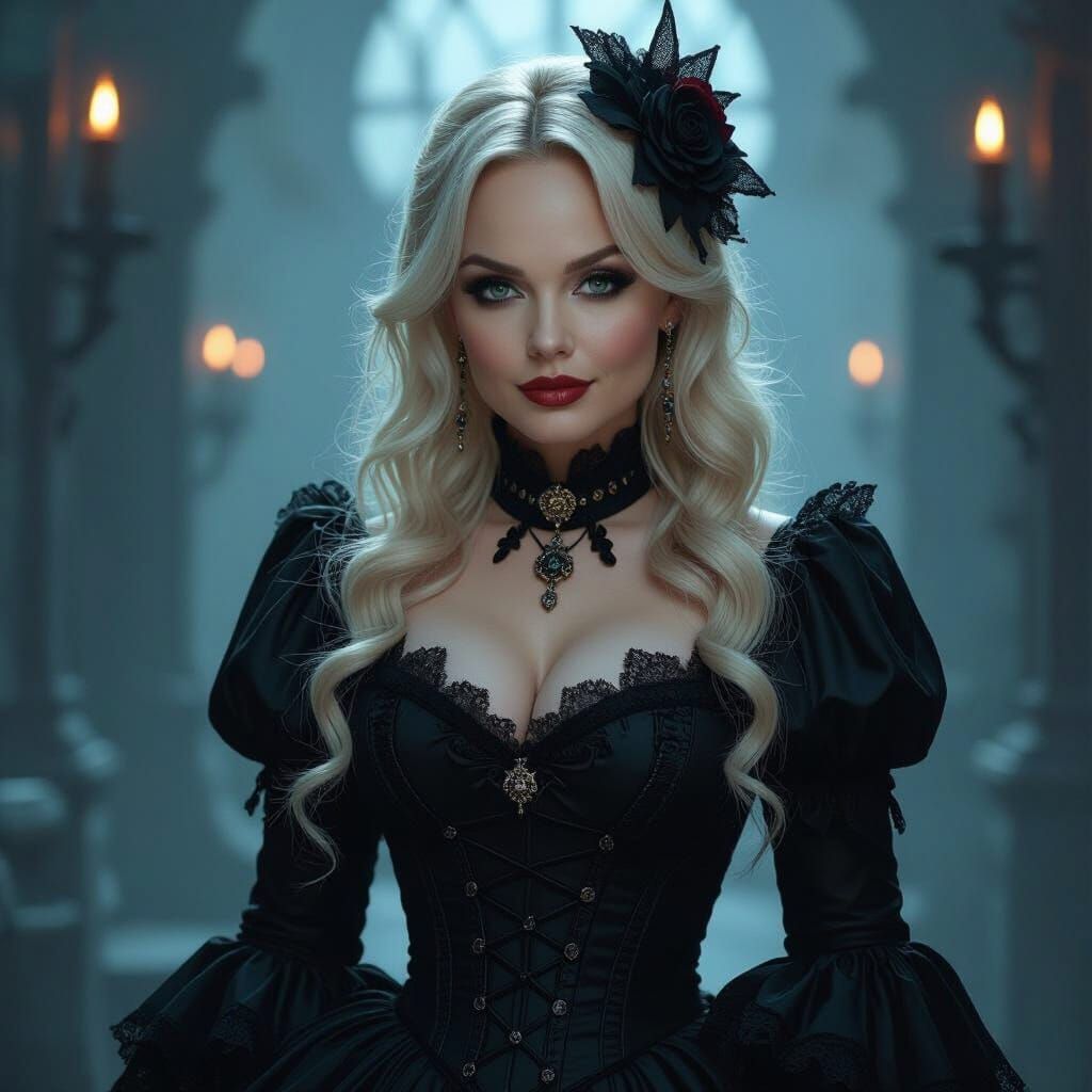 Emma Bunton as a Vampire in Mysterious Victorian Setting