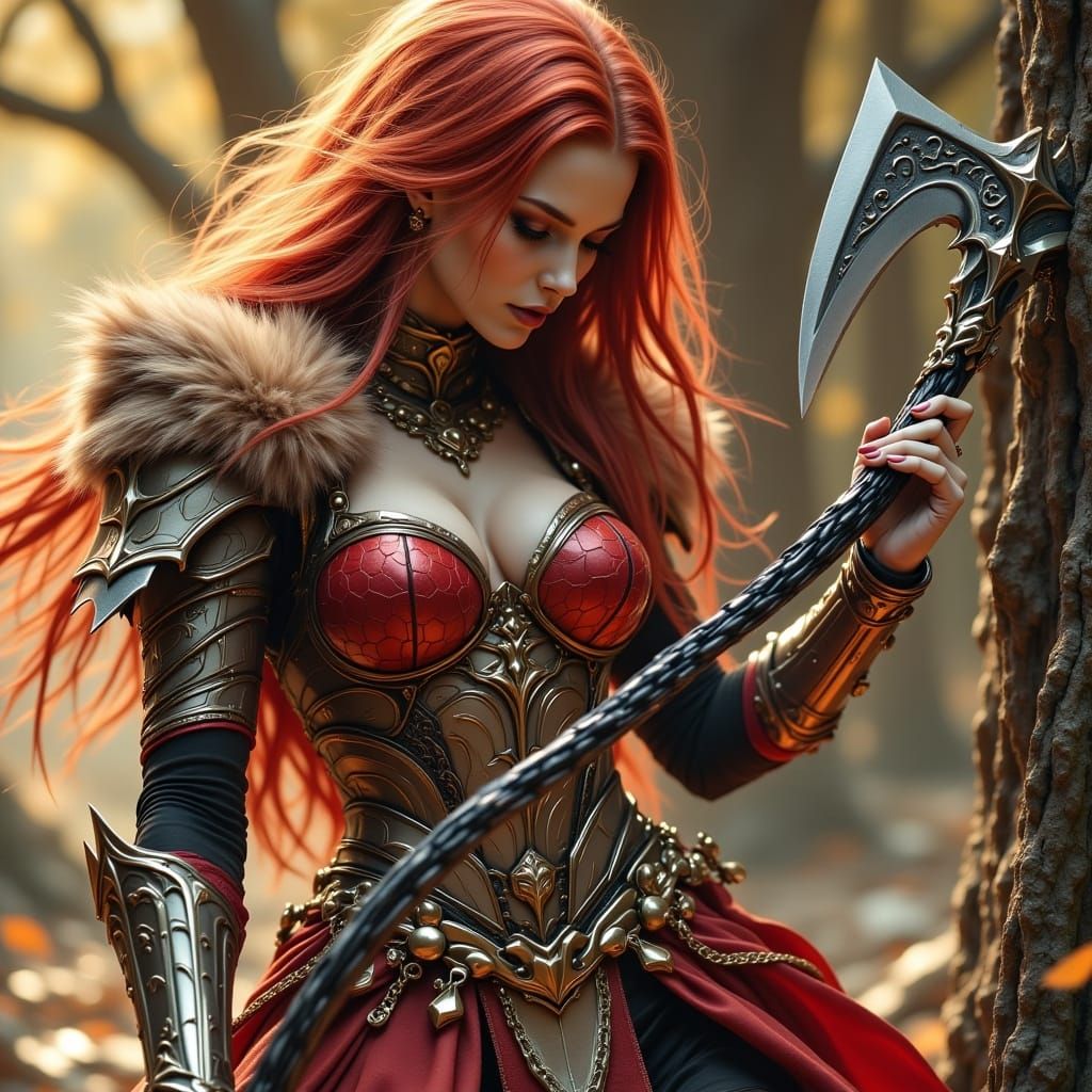 norse warrior in contemplation