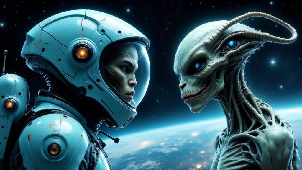 Astronaut vs. Alien