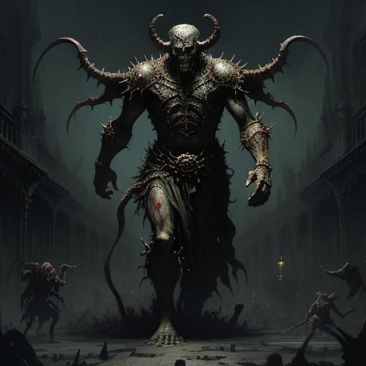 Purson Demons in Horror Style