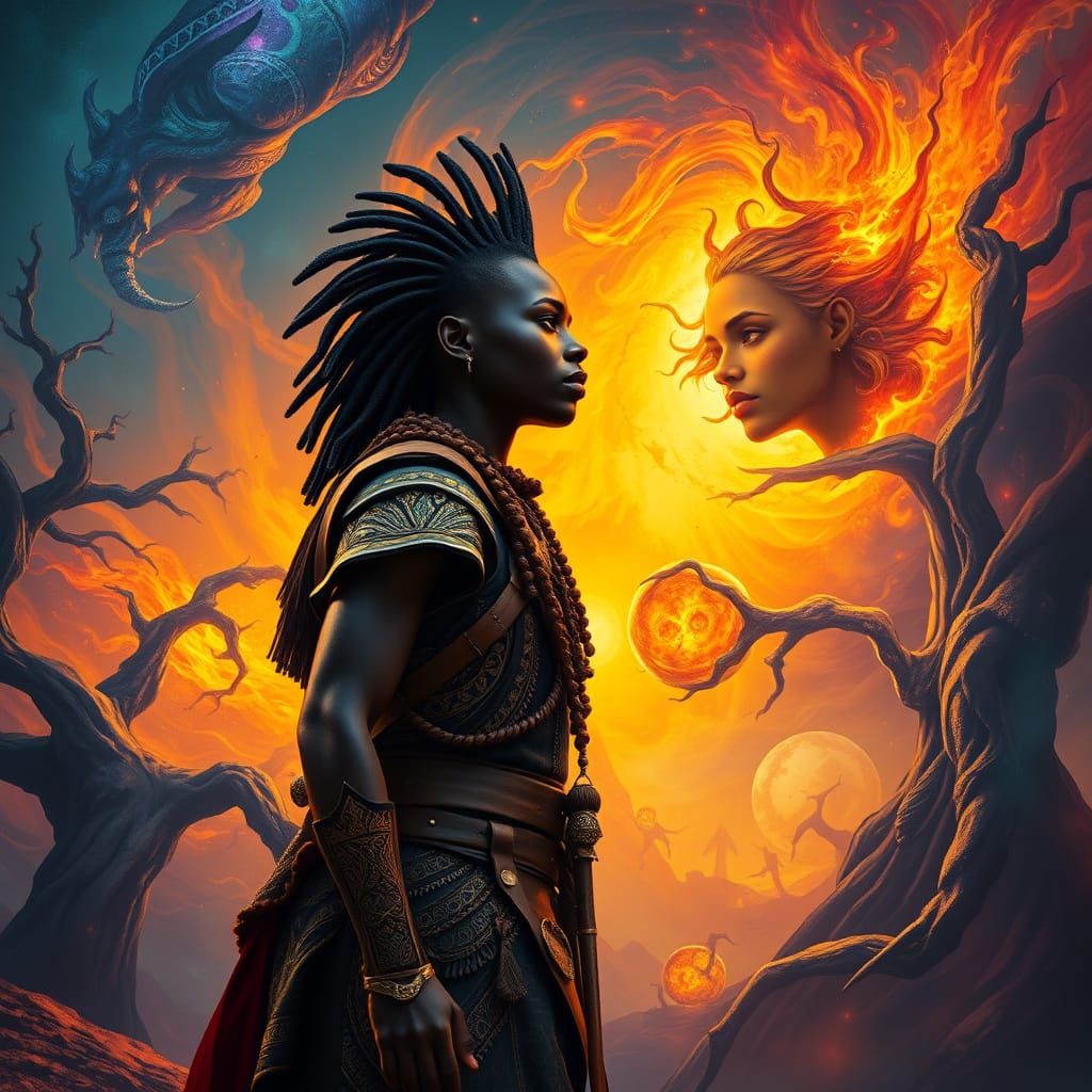 African Warrior at the Crossroads: Regal Queen or Ancestral ...