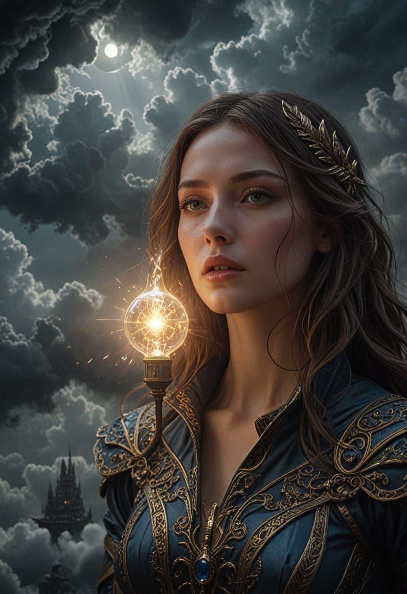 Dreamlike Hallucinations: An Intricate Digital Painting