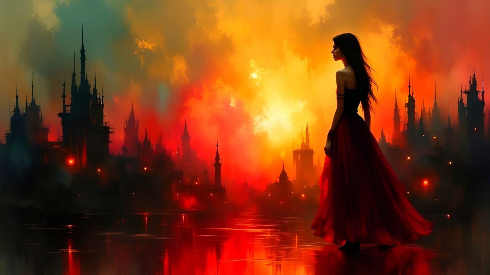 Every night she dreamed of perfumed smoke and towering spire...