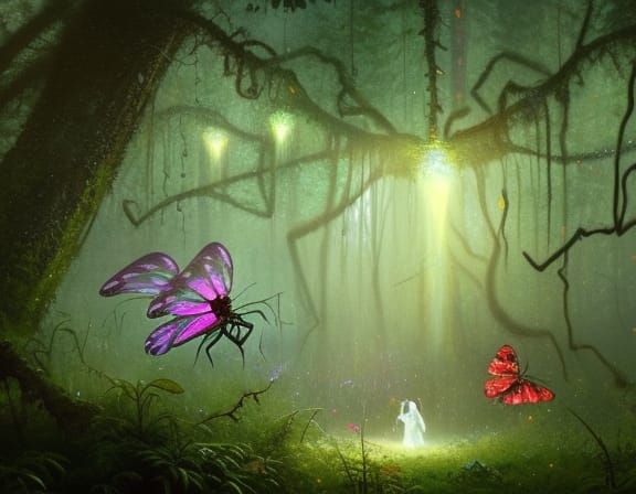 Enchanted Rainforest Concept Art