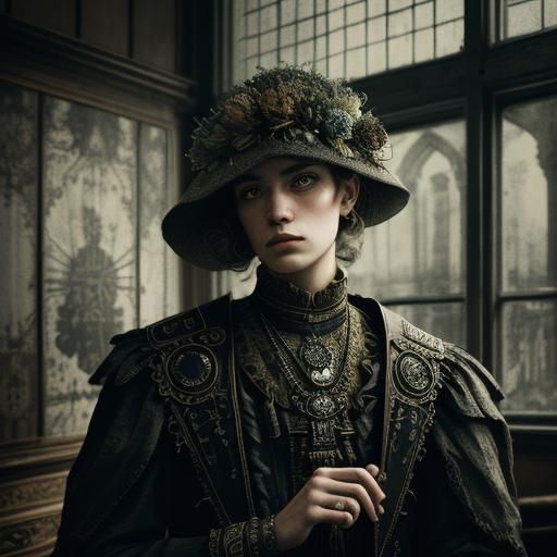 Intricate Decopunk Scene in HDR