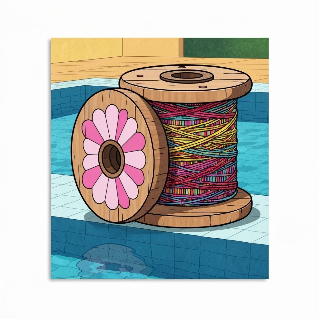 Colorful Threads by Pools in Fantasy Style