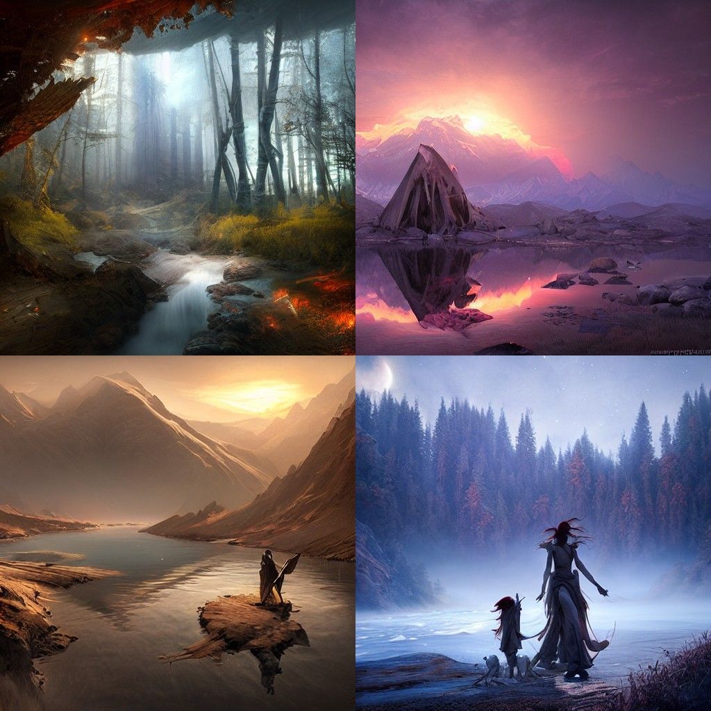 Striking Portrait Generated from Simple AI Prompt