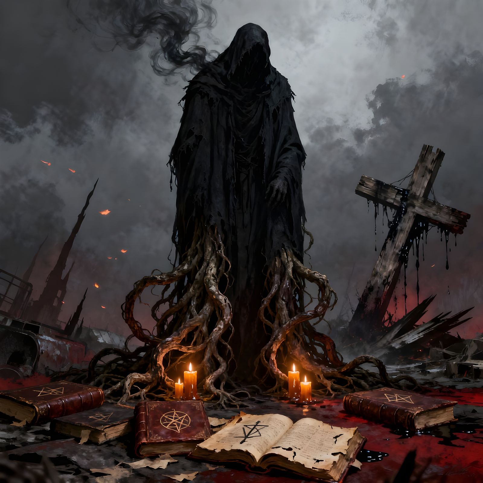 Sinister Black Metal Art: Demons and Horrors