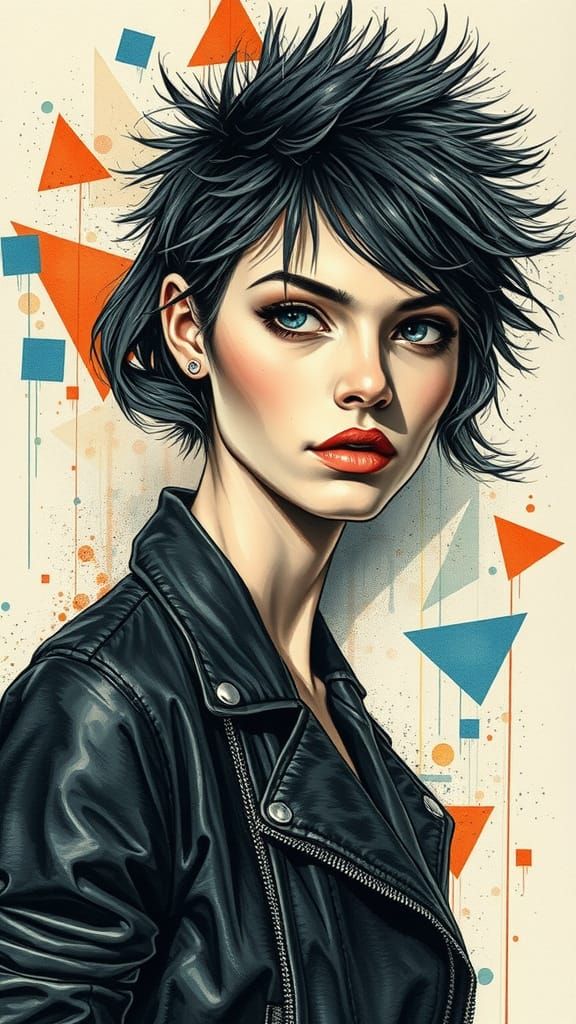 Merging Punk Rock Rebel with Geometric Chaos