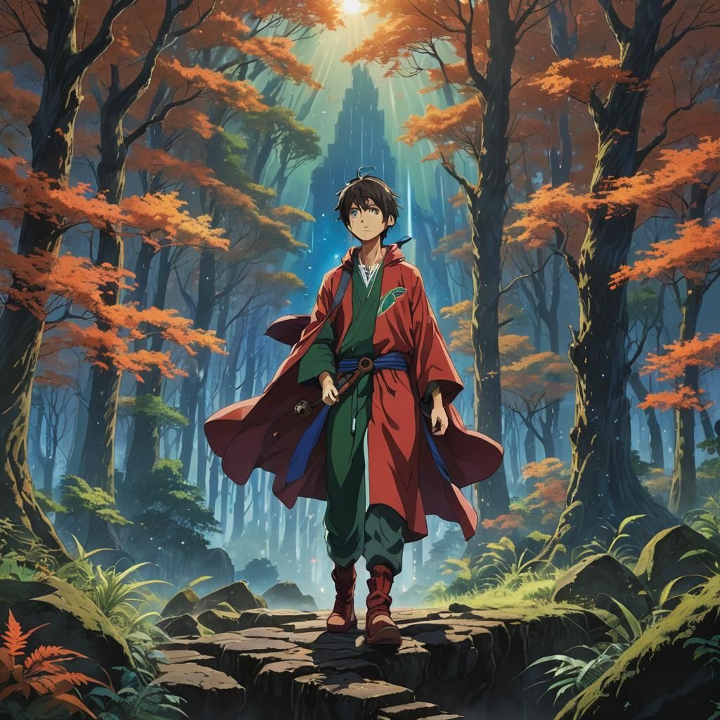 Young Wizard's Journey: Anime Key Visual