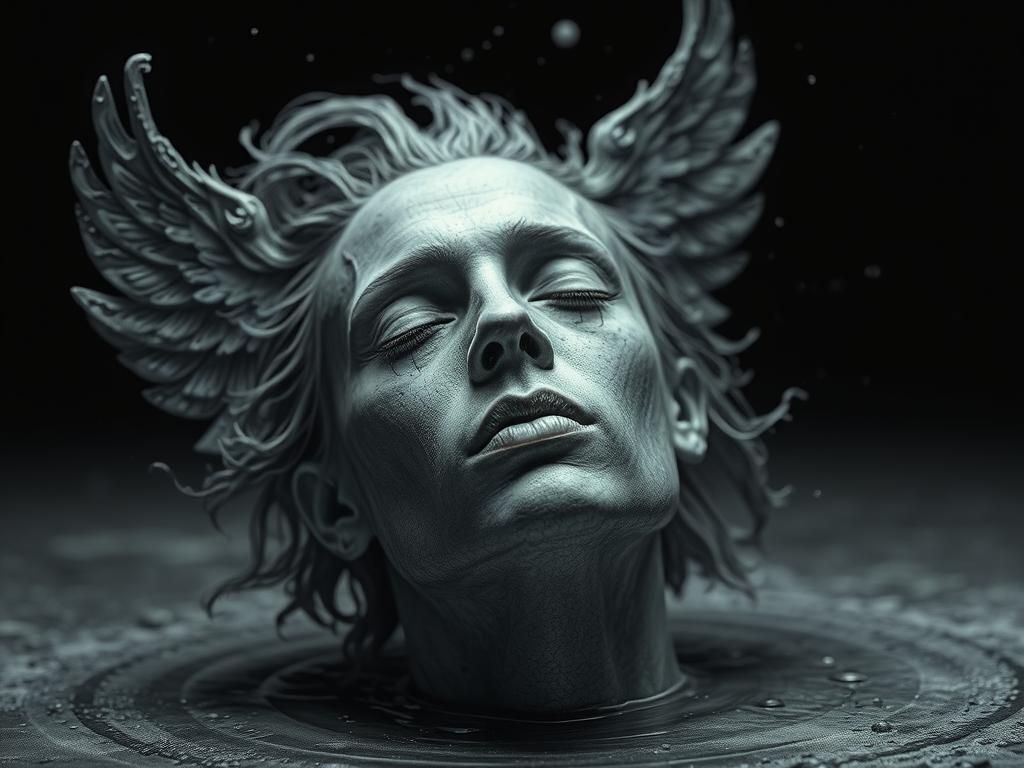 Imagination Overload in Dark Chroma Digital Art