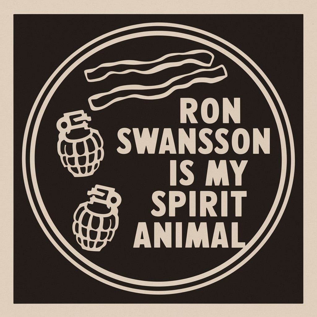 Nick Offerman Minimalist woodcut, linocut, black and white. ...