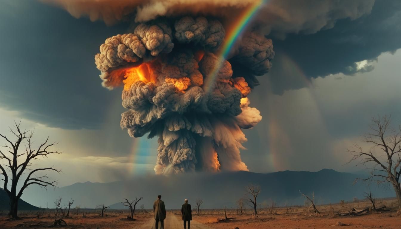 God Frowns at Nuclear Explosion in Rainbow: Cinematic