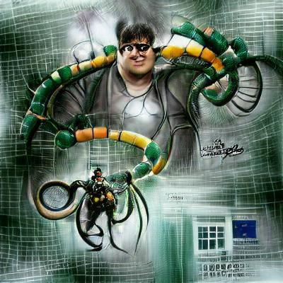 Doctor Octopus Digital Rendering