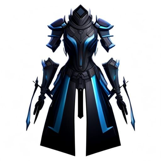 Iridescent Armor Concept Art in 8K Resolution