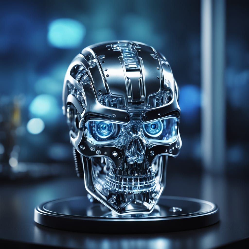 Miniature 4D Robot on Seahawks Glass Table