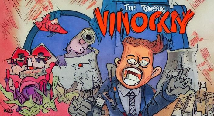 Vincky the 0strogoth: An AI Interpretation