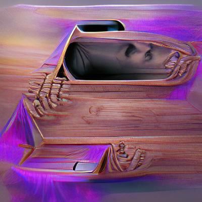 Simple Wooden Coffin Image