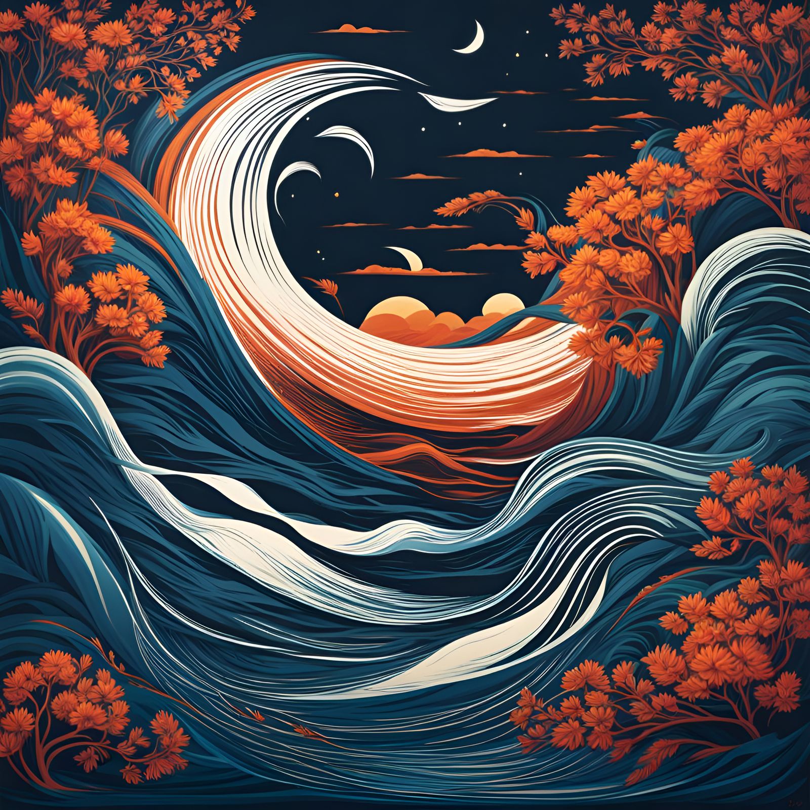 Abstract Water: Fluidity in a Shapeless State