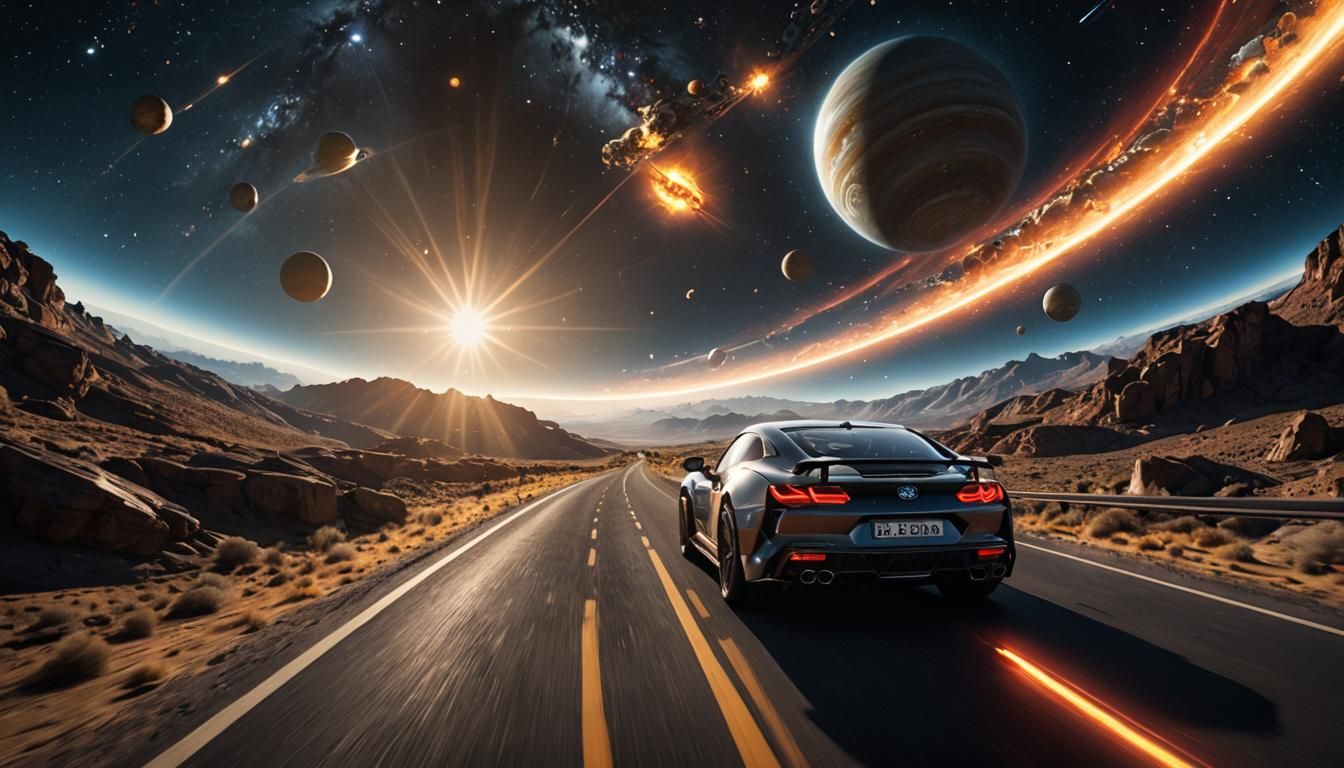 Cosmic Light Speed Journey in Hyper-Detailed 3D