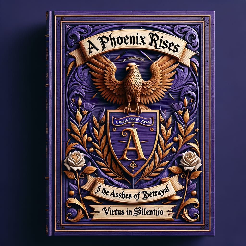 Renaissance Book Cover: Phoenix Rising from Ashes