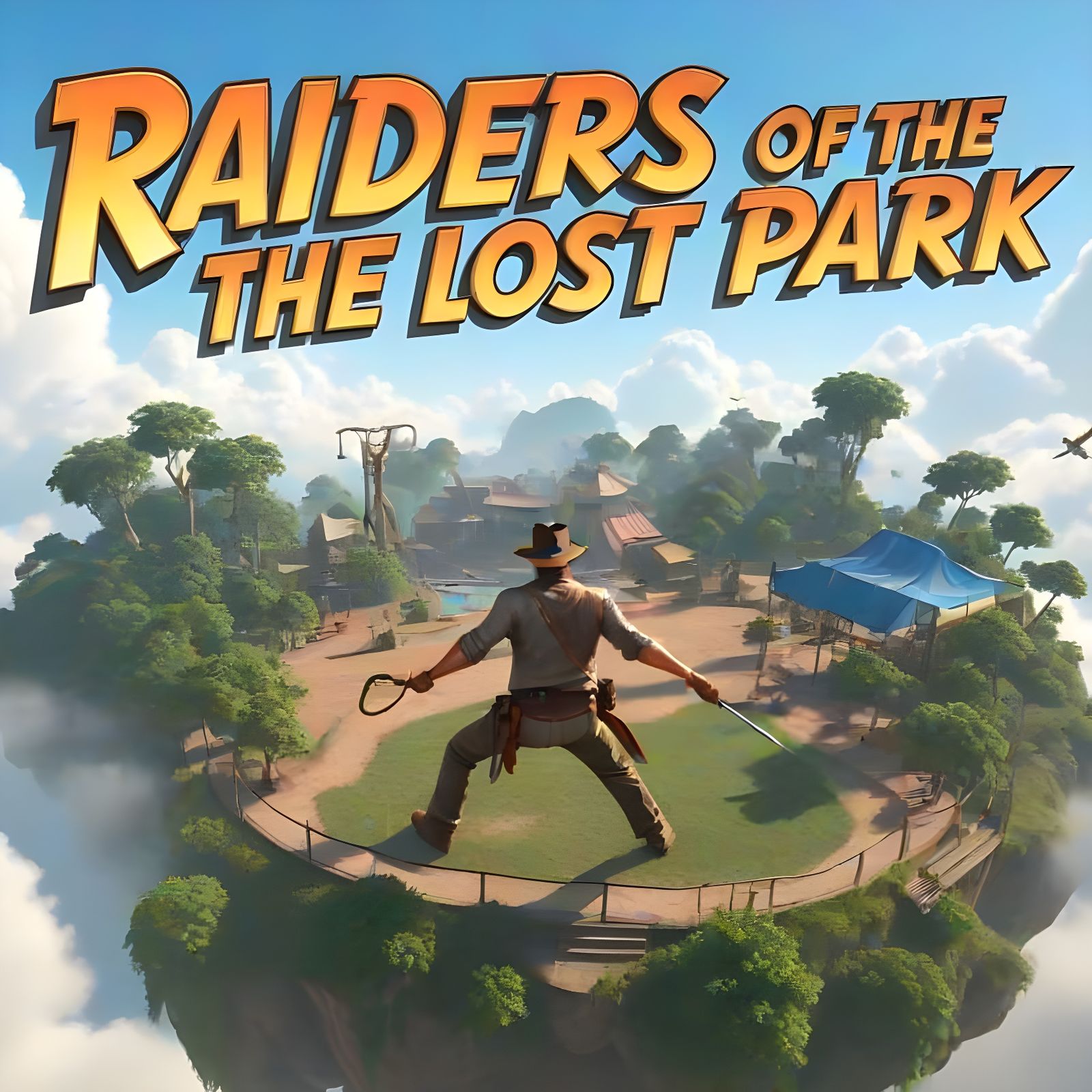 Floating City Park Cinema Poster with Indiana Jones