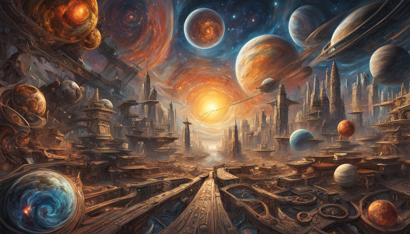 Painter in Studio: Hyperdetailed Academic Art