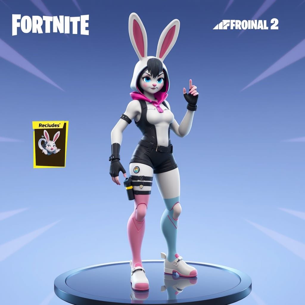 Fortnite Bunny in Skintight Suit
