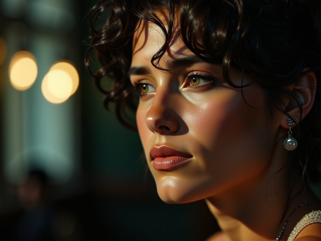 Heartbreaking Drama Scene with Sharp Focus