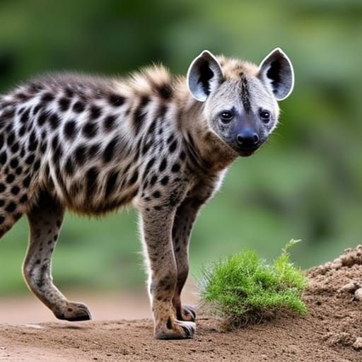 Intricate Hyena Character Concept Art