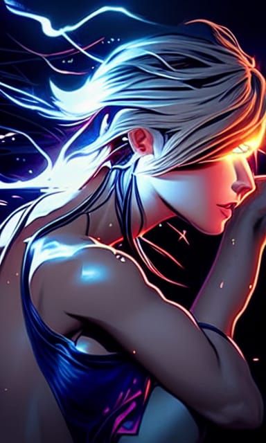 Lightning Portrait: Hyperdetailed Concept Art in Unreal Engi...