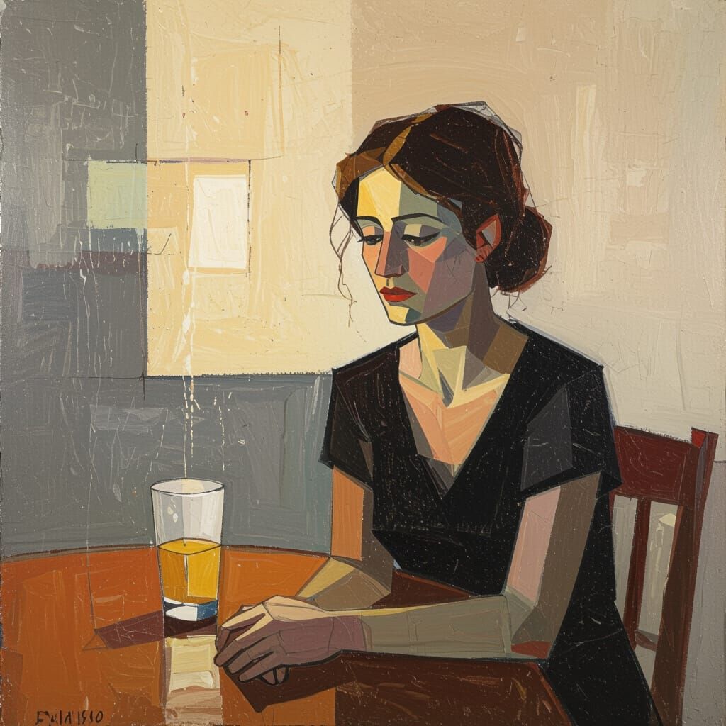 Abstract Life and Emotions in Warm, Diluted Light