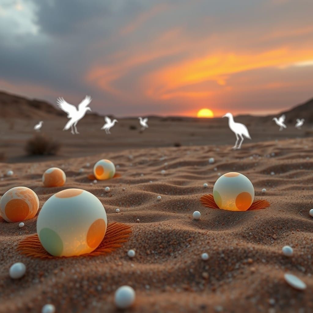 Himalayan Salt Desert with Silk Balls