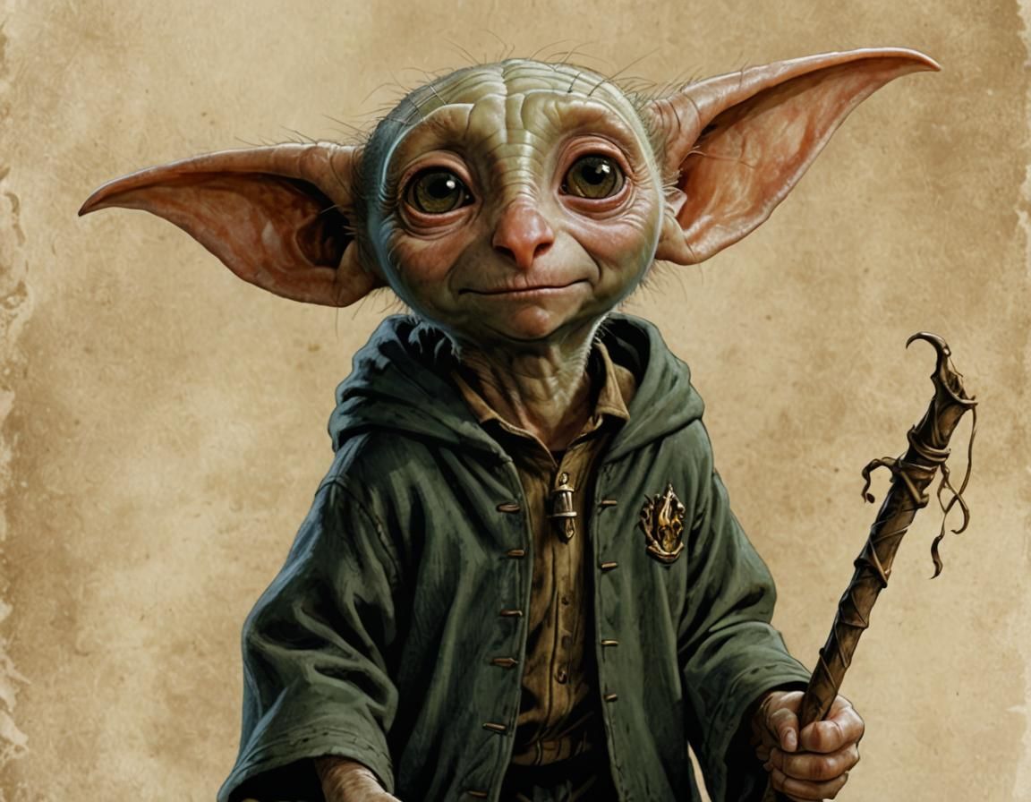 Wonky, the first House Elf Student at Hogwarts!