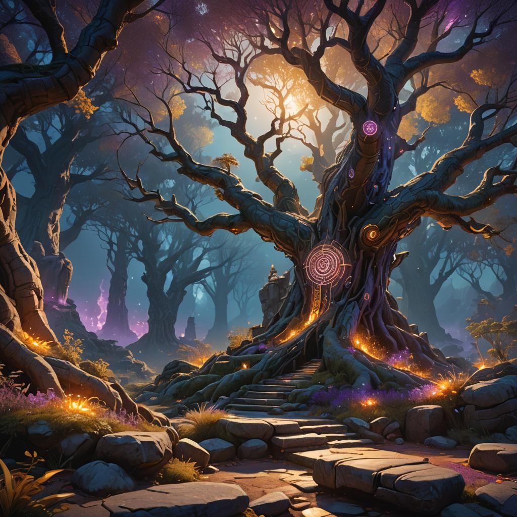 Mystical Realm Concept Art in Unreal Engine 5