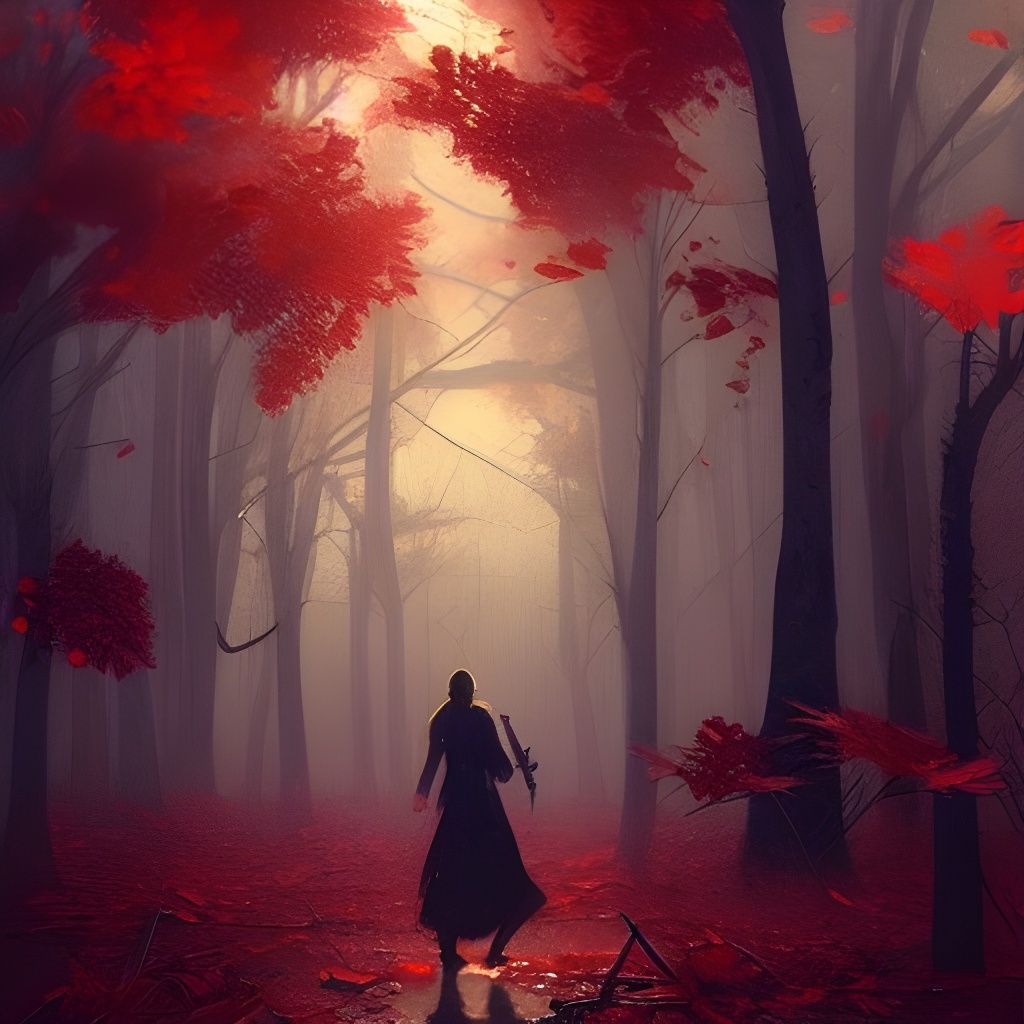 Sinister Autumn Leaves Falling