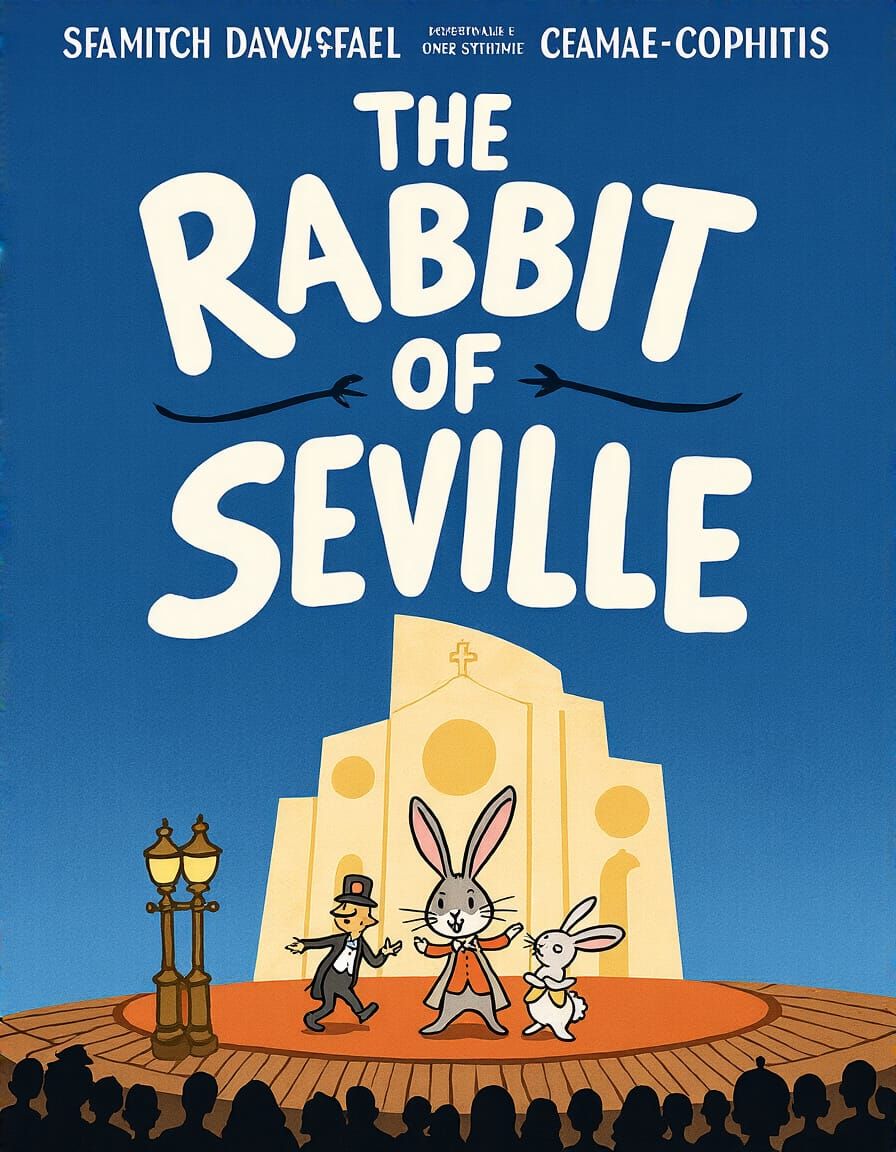 Theatrical Poster for The Rabbit of Seville at The Met Opera