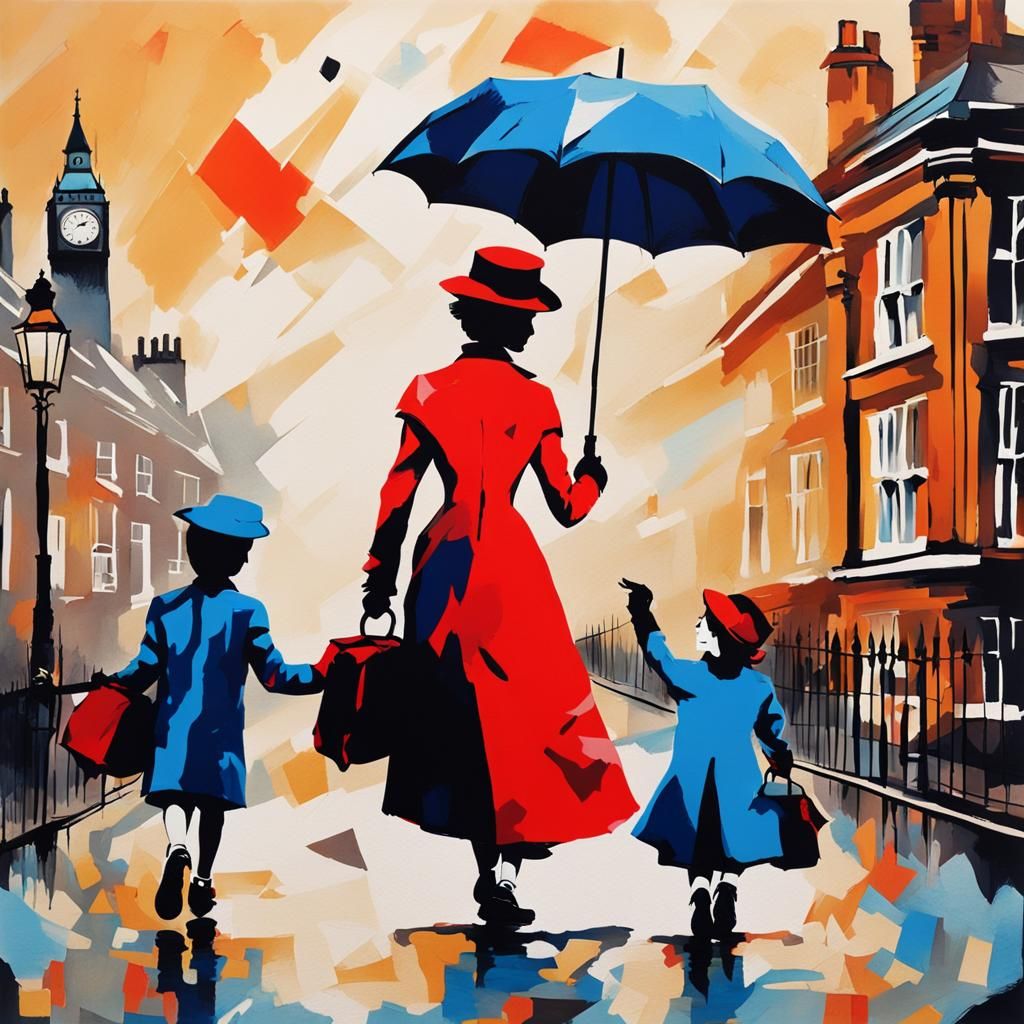 Mary Poppins in London: Abstract Art