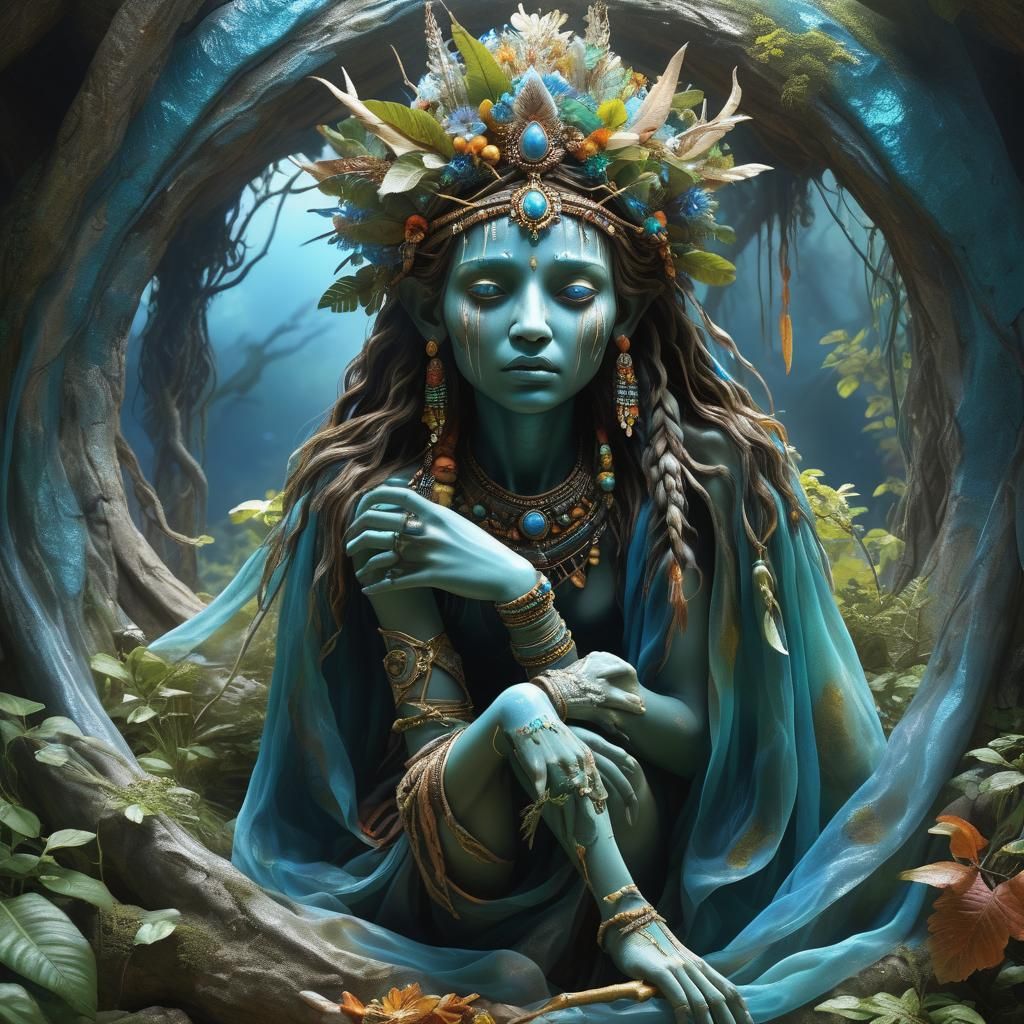 Mengloth: Etin Goddess in Baroque Style